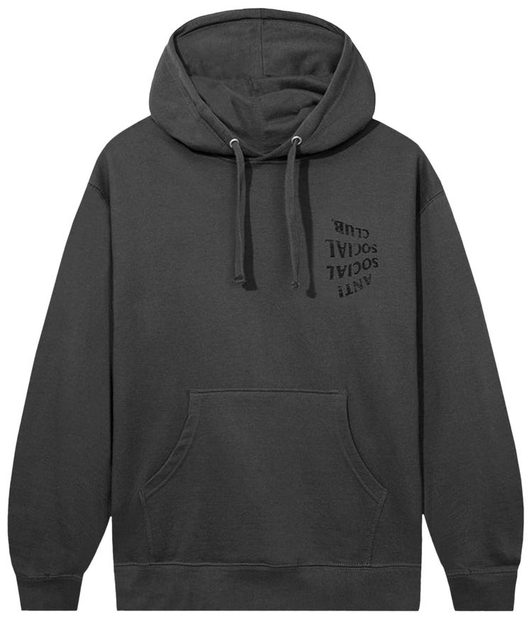 Anti Social Social Club NTSC Hoodie Charcoal