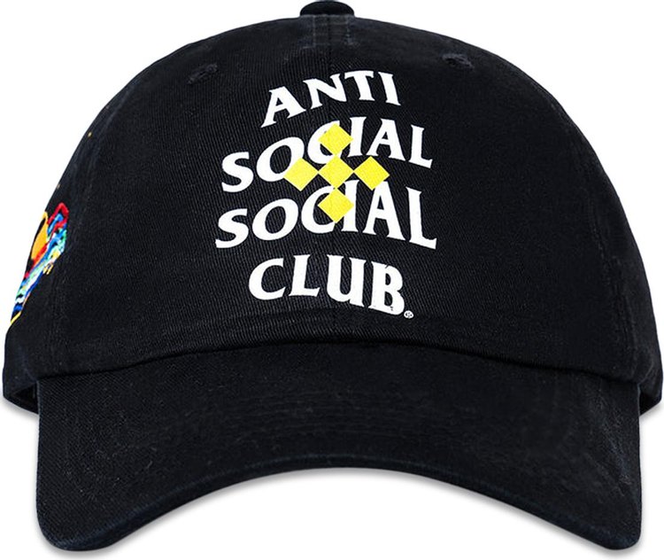 Anti Social Social Club 1500 Day Dad Hat Black