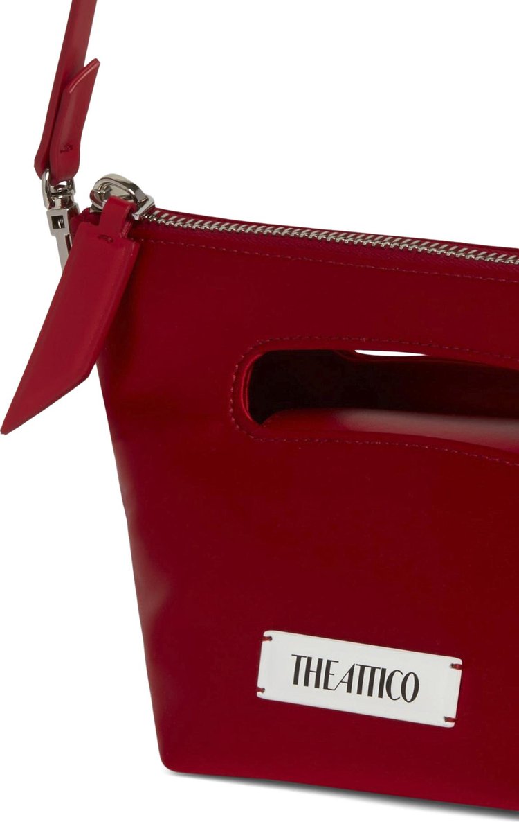 The Attico Via Dei Giardini Tote Bag Vibrant Red