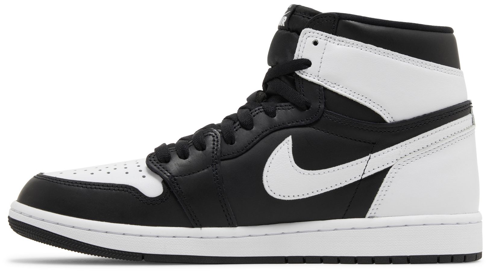 high jordan 1 black and white