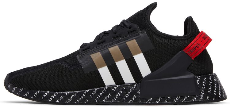 NMD R1 V2 Japanese Print   Black Red