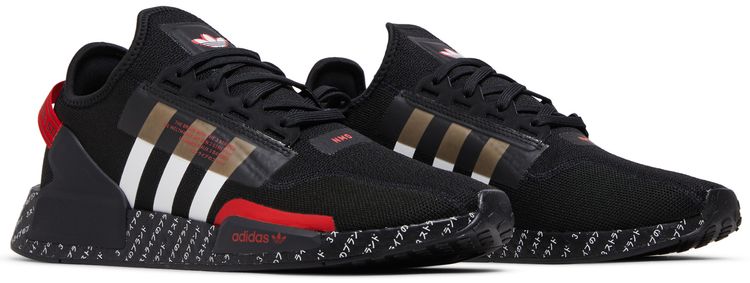 NMD R1 V2 Japanese Print   Black Red