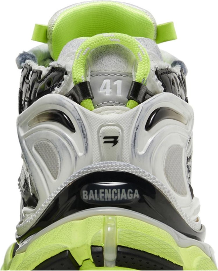 Balenciaga Runner Sneaker White Fluo Yellow