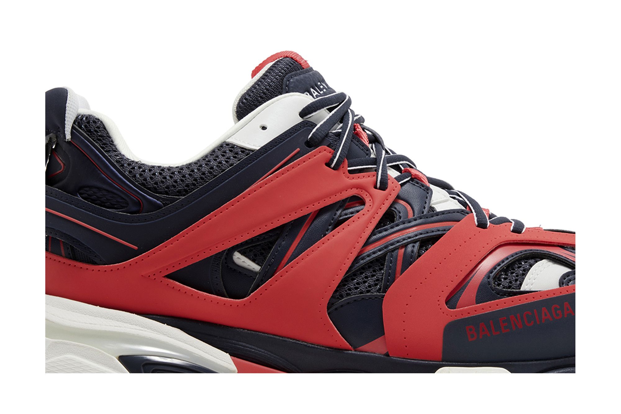 Balenciaga track sneakers red sales