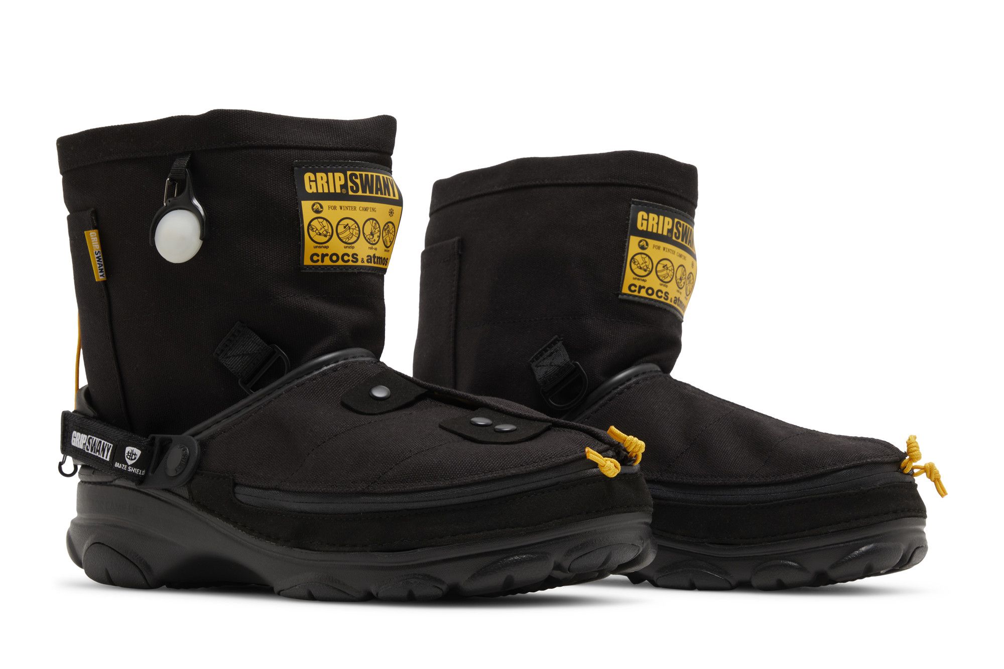 Size 11.0 GRIP SWANY x atmos x All-Terrain Clog 'Black'