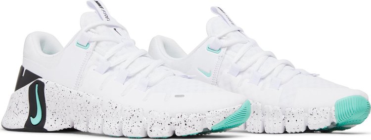 Wmns Free Metcon 5 White Emerald Rise