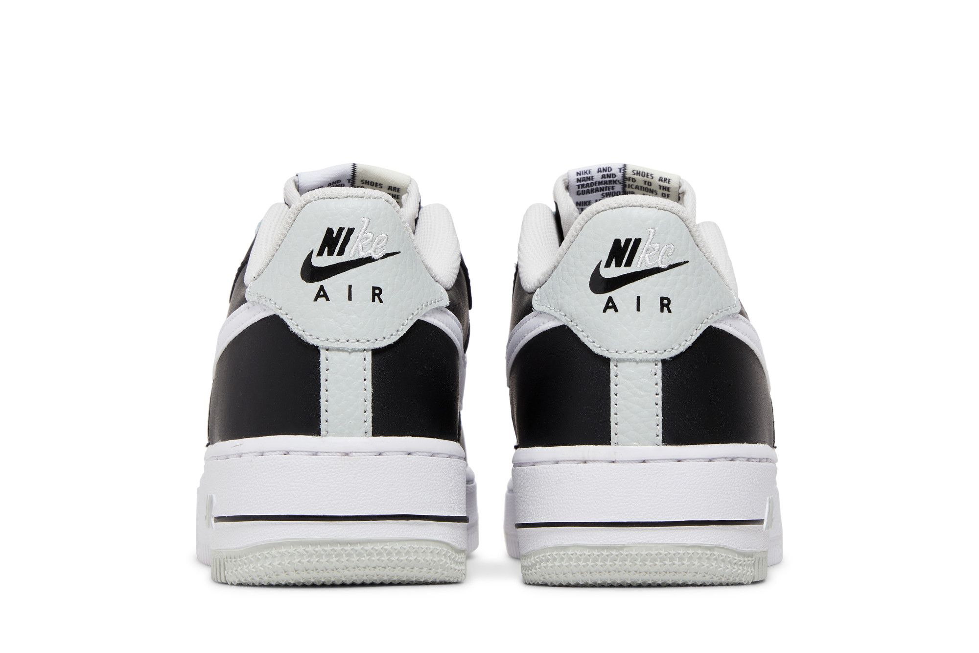 Nike air force split black and white clearance