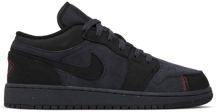 Air Jordan 1 Low SE Craft GS Dark Smoke Red