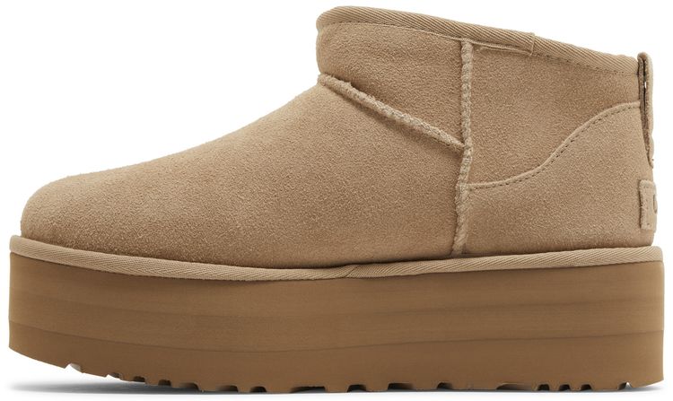 UGG Wmns Classic Ultra Mini Platform Boot Sand