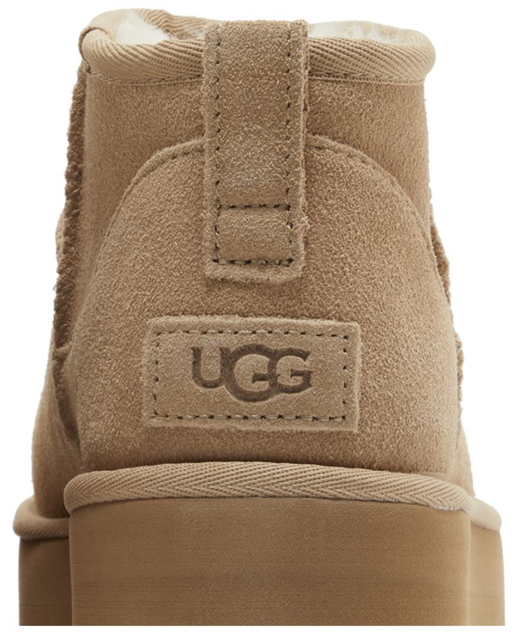 UGG Wmns Classic Ultra Mini Platform Boot Sand