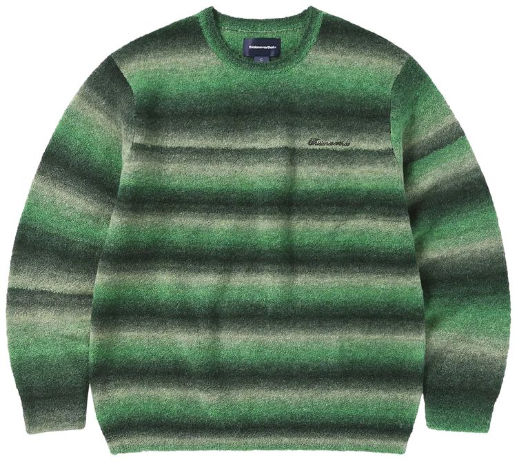 thisisneverthat Ombre Knit Sweater Green