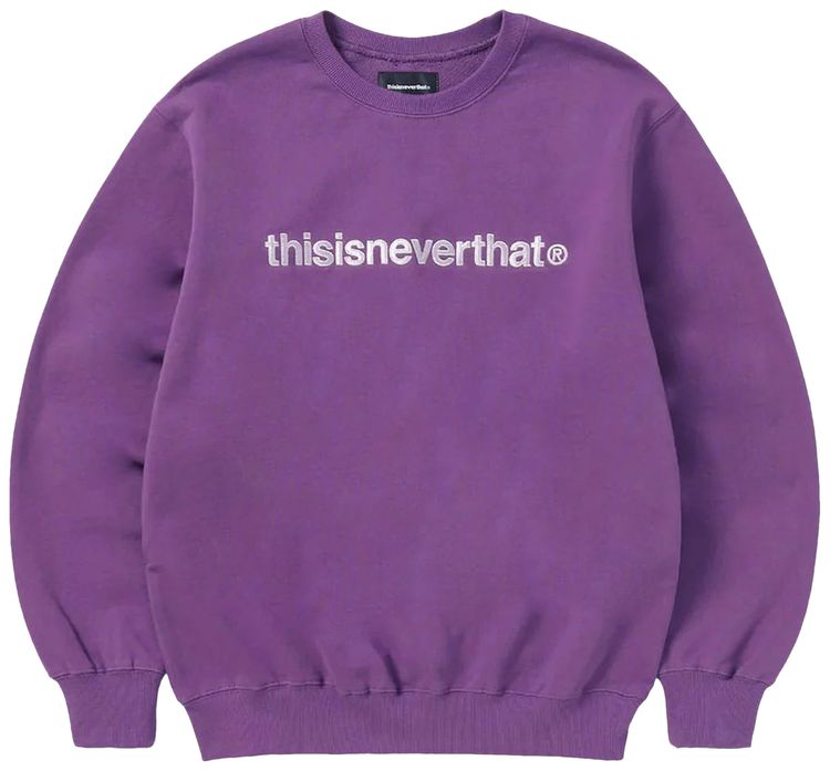 thisisneverthat Logo Crewneck Violet