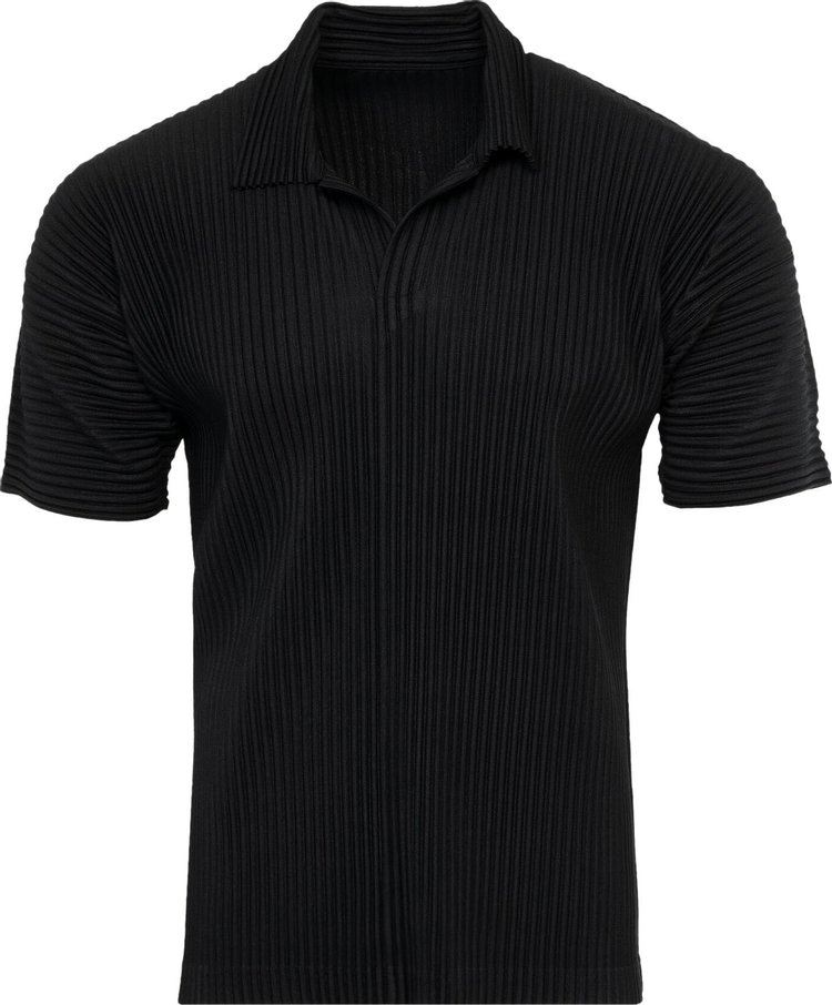 Issey Miyake Polo Shirt 'Black'