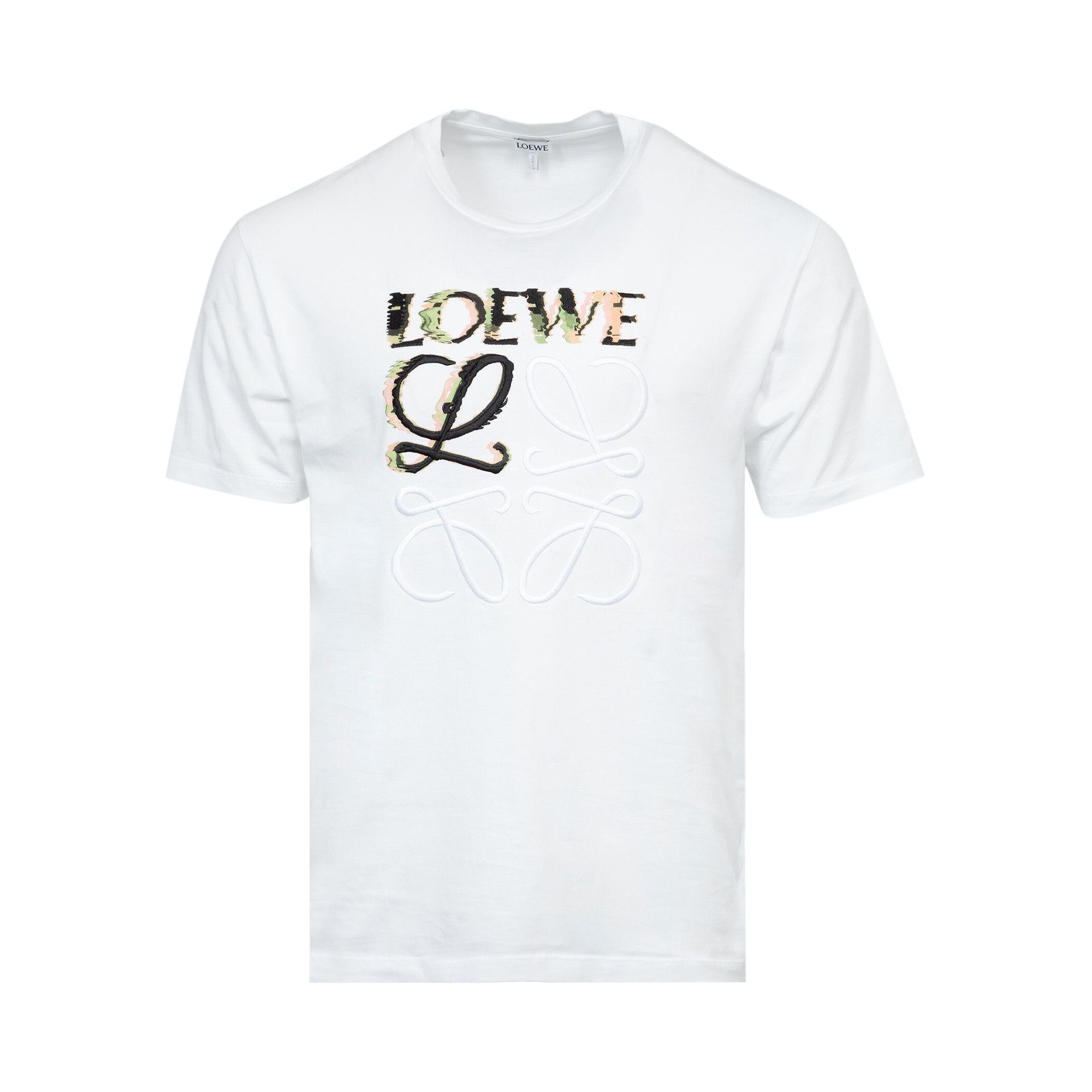LOEWE ロゴ入り ホワイト Tシャツ L ✨LOEWE ホワイト Tシャツ ポケット付きL - メルカリ