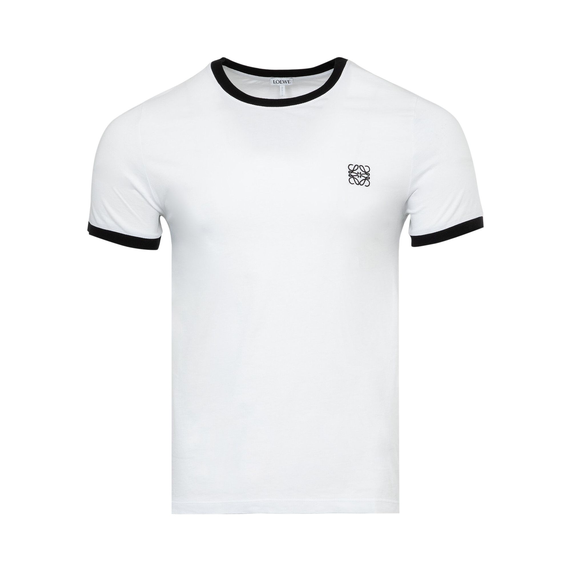 Buy Loewe Slim Fit T-Shirt 'White/Black' - H526Y22XAC 8995