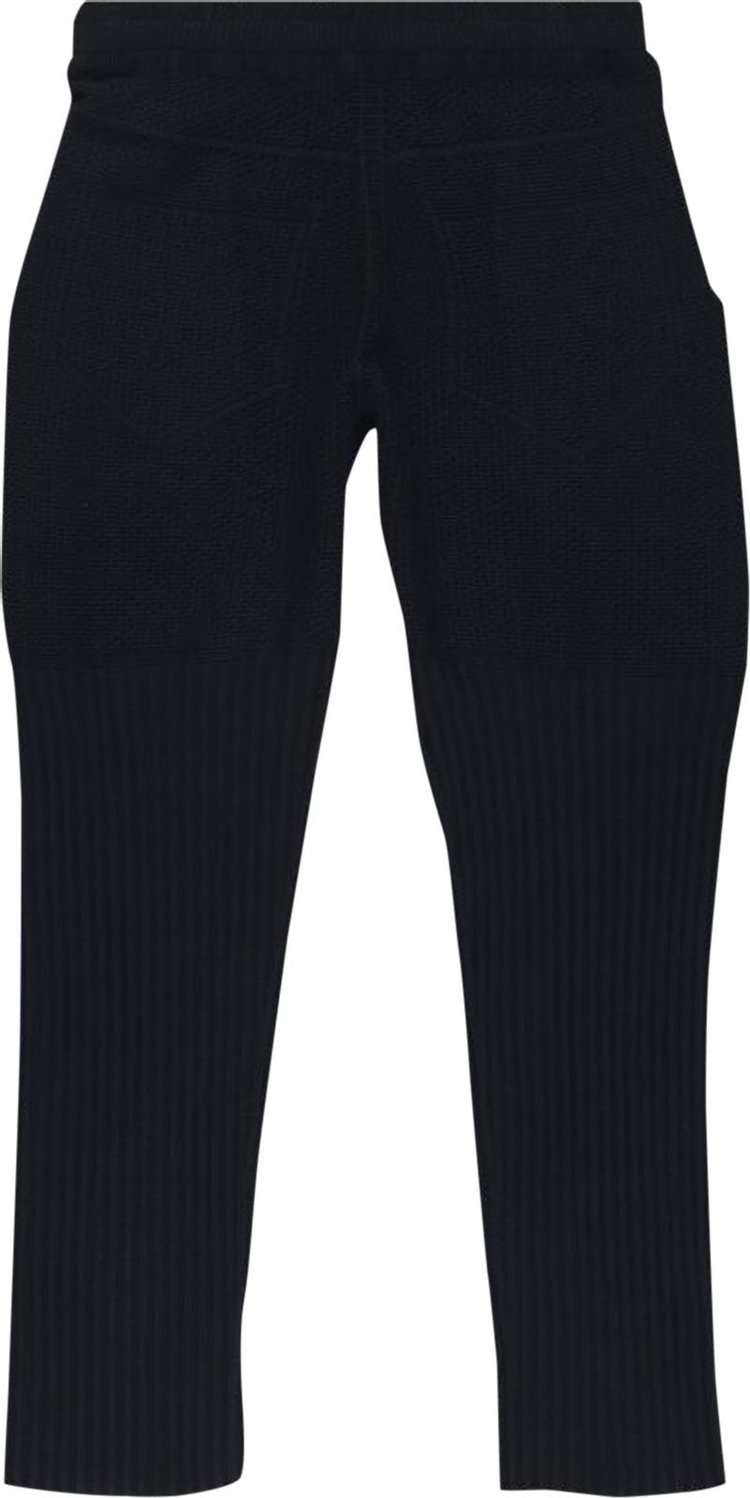 Homme Plisse Issey Miyake Rustic Knit Pants Black