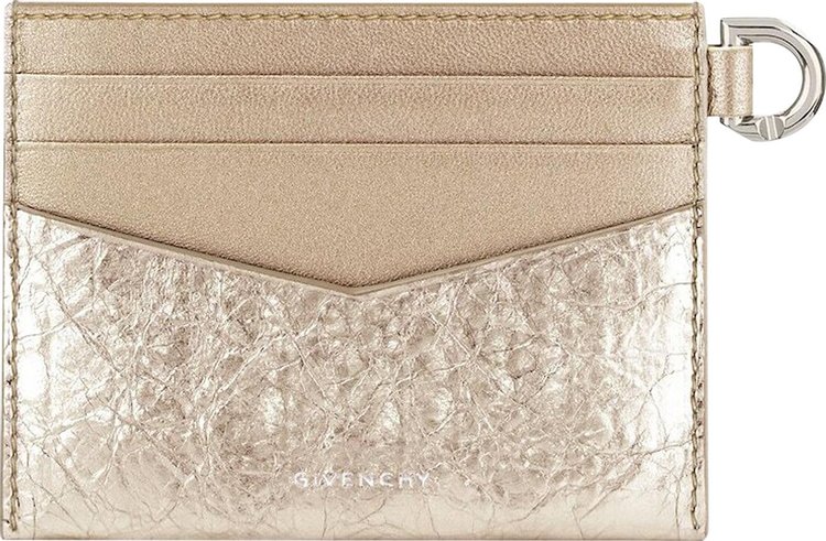 Givenchy 4G Card Holder Dusty Gold