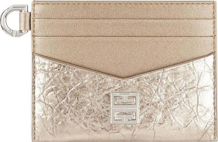 Givenchy 4G Card Holder Dusty Gold