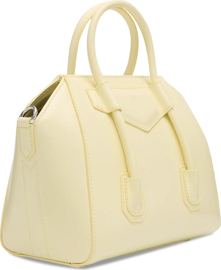 Givenchy Mini Antigona Lock Bag Soft Yellow