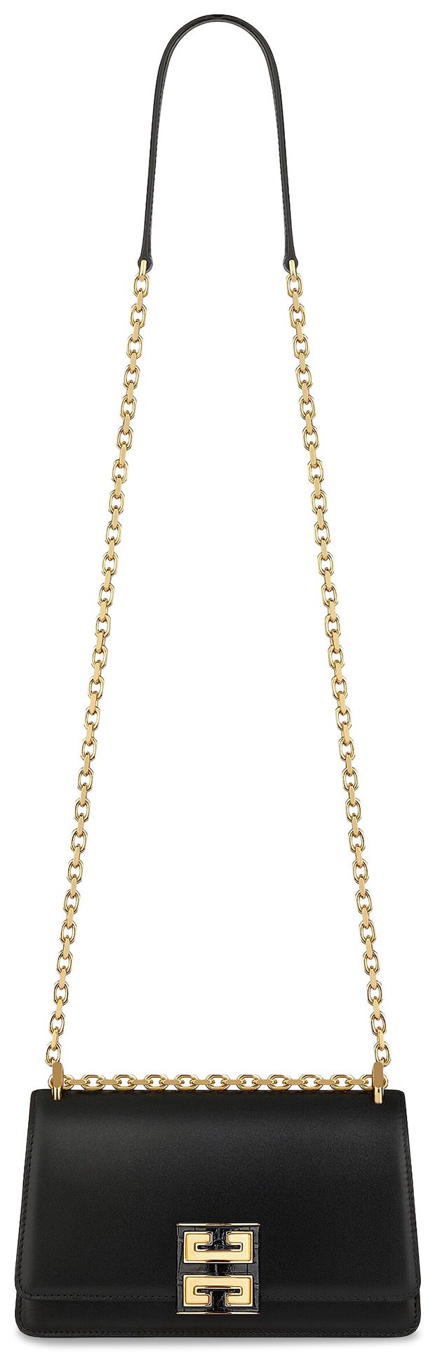 Givenchy Small 4G Bag In Leather With Chain Black