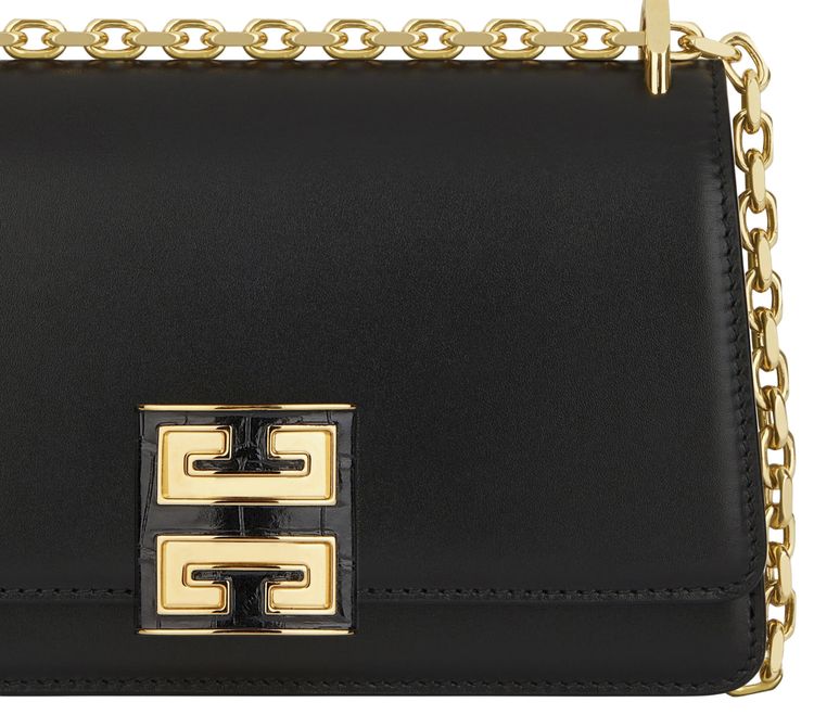 Givenchy Small 4G Bag In Leather With Chain Black
