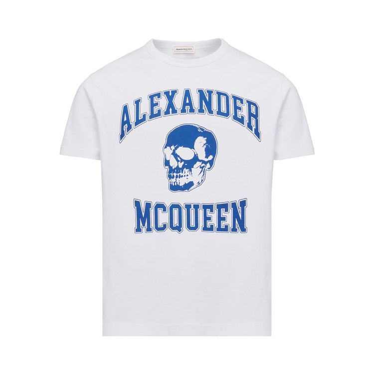 Alexander McQueen Varsity T-Shirt 'White/Ivory'