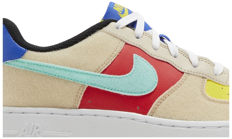 Nike Air Force 1 Low GS Multi Color Velcro