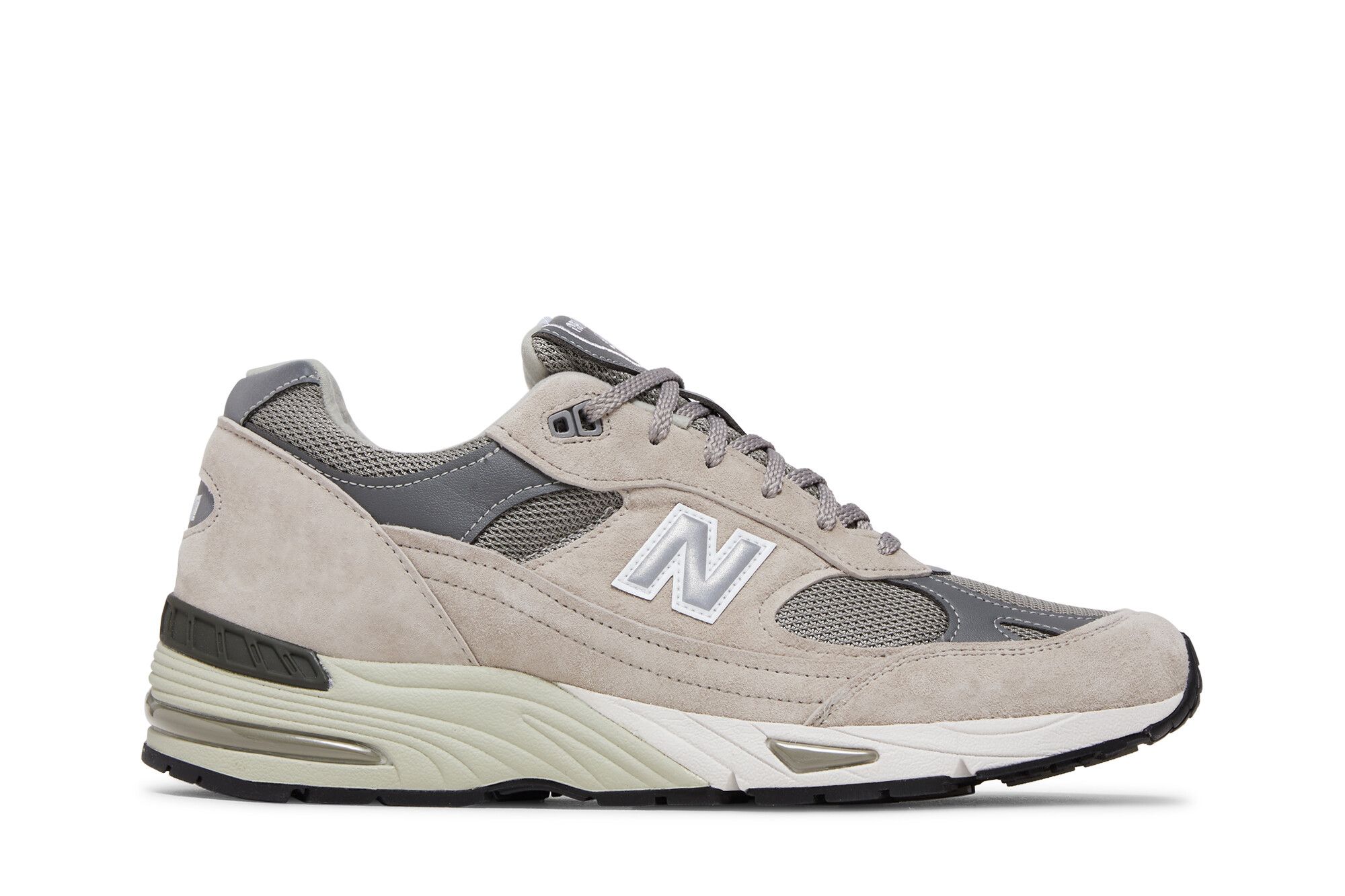 New balance 991 grey white cheap