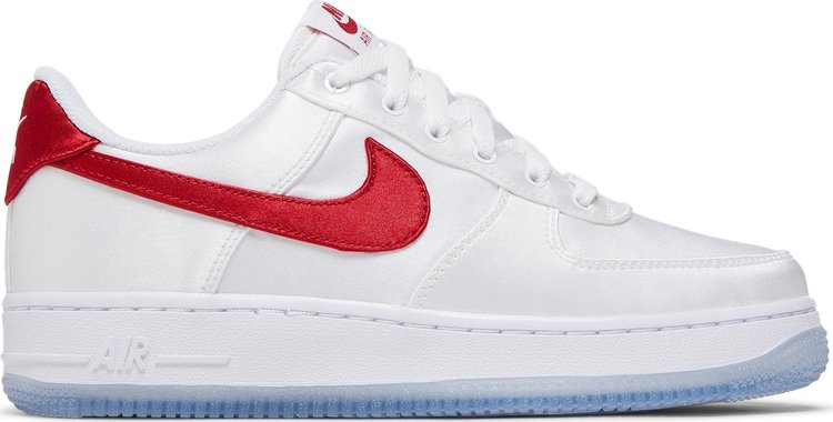 Wmns Air Force 1 Low 'Satin - White Gym Red'