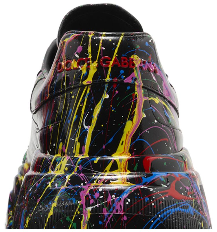 Dolce  Gabbana Daymaster Black Paint Splatter