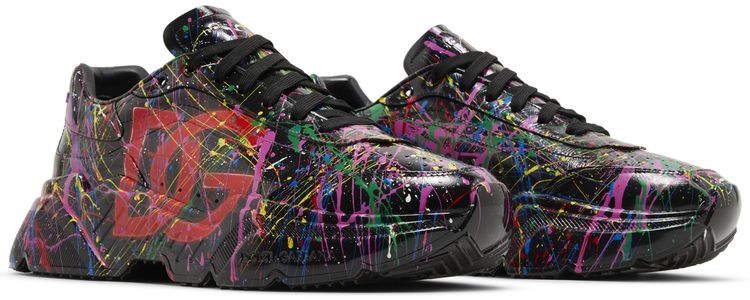 Dolce  Gabbana Daymaster Black Paint Splatter