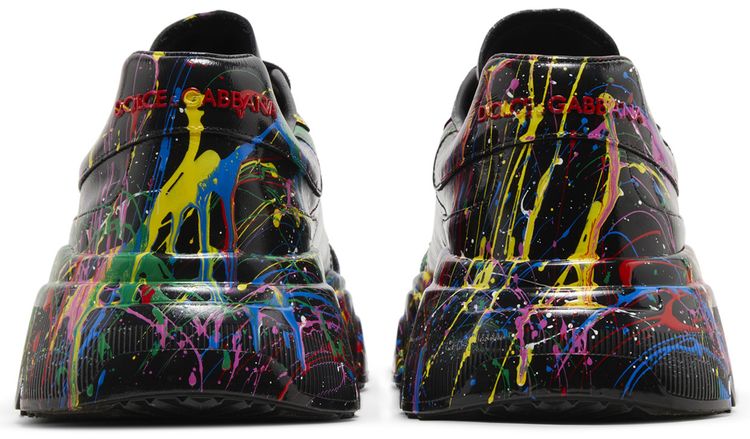 Dolce  Gabbana Daymaster Black Paint Splatter