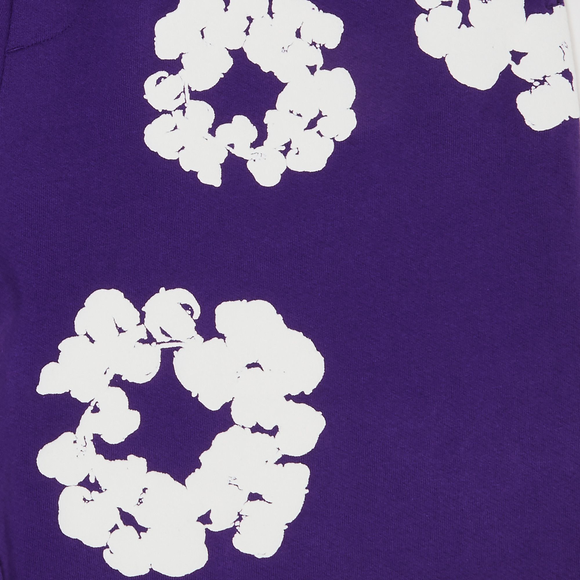 Buy Denim Tears The Cotton Wreath Shorts 'Purple' - 402 200 30