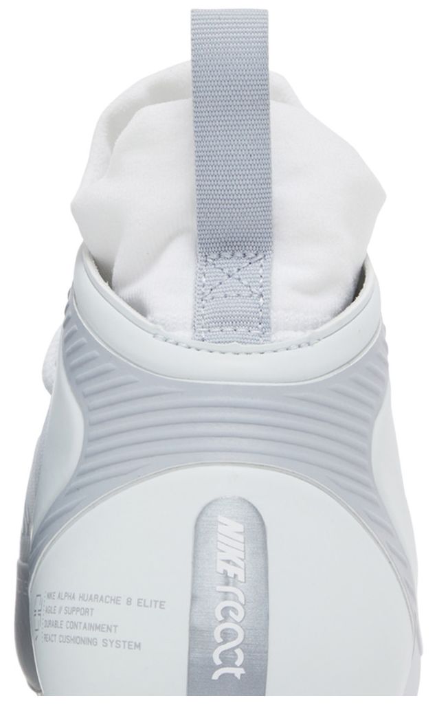 Nike Alpha Huarache 8 Elite White Pure Platinum
