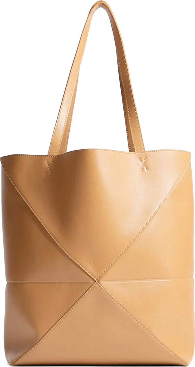 Loewe XL Puzzle Fold Tote Bag Oak