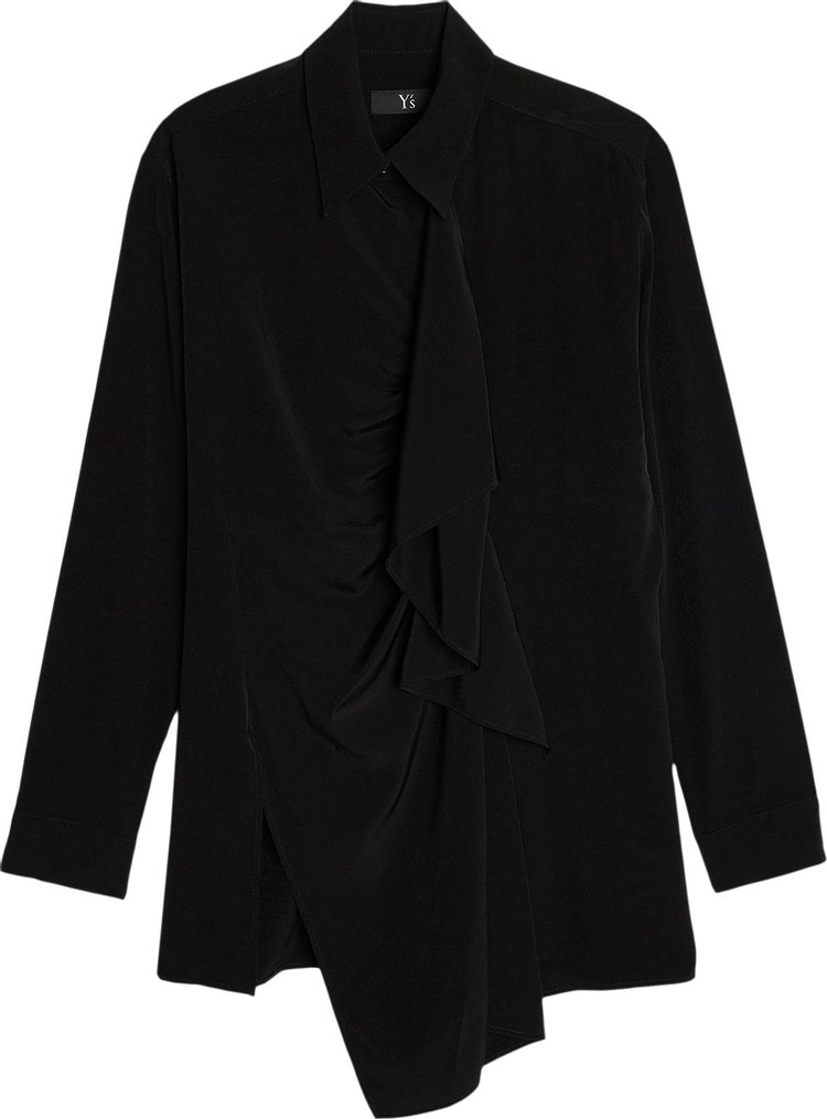 Y's Front Gathered Blouse 'Black'