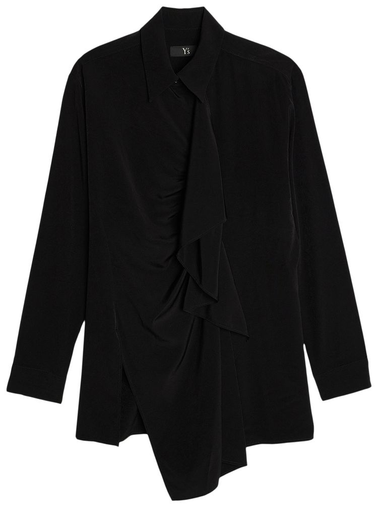 Ys Front Gathered Blouse Black