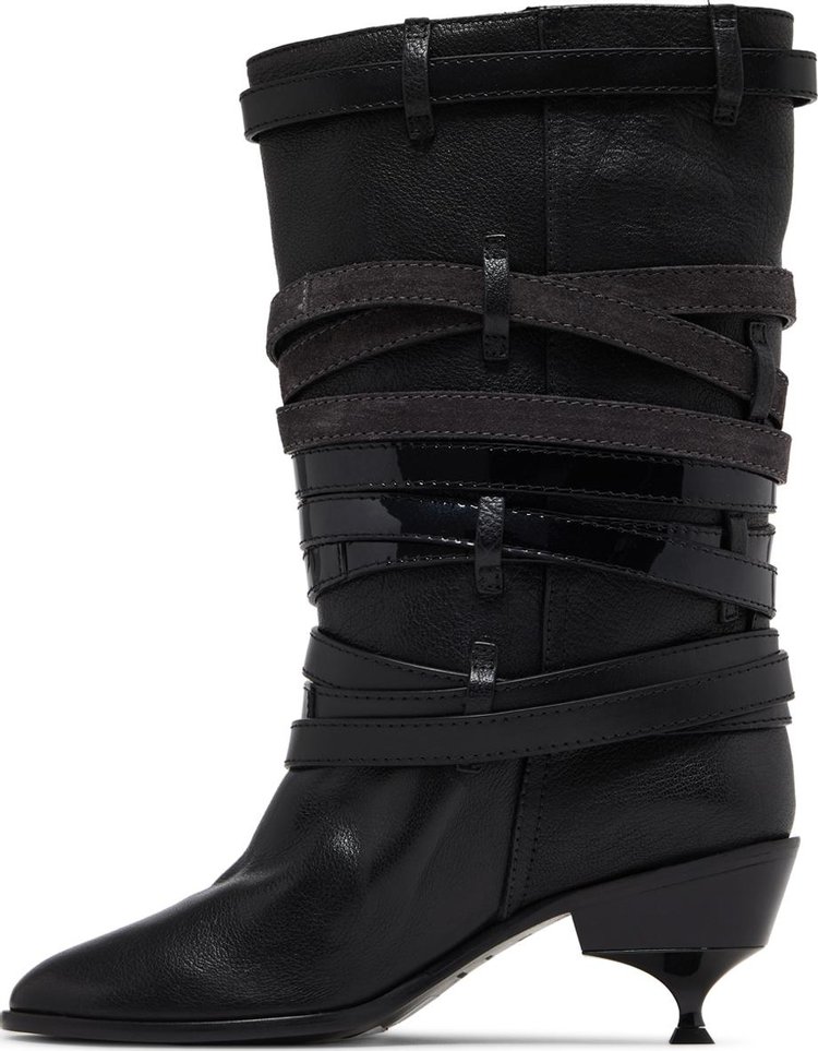 Kiko Kostadinov Wmns Quad Belt Boot Onyx