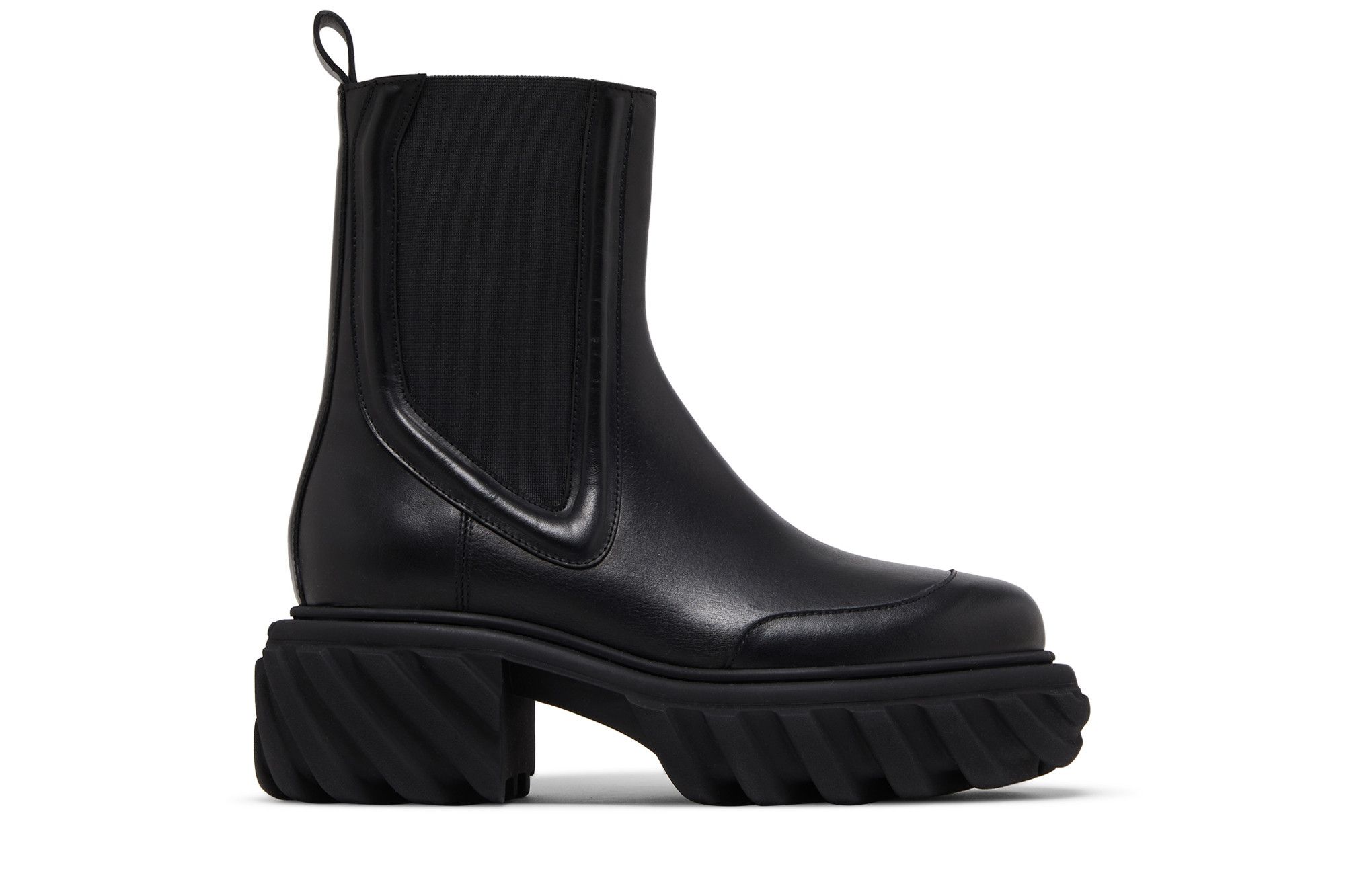 OFF WHITE ◇ Tractor Motor Chelsea Boots Buy Off-White Wmns Tractor Motor Chelsea Boot 'Black