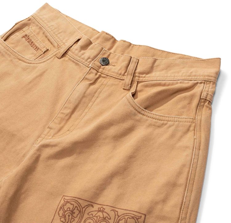 Pleasures Friction Work Pant Brown