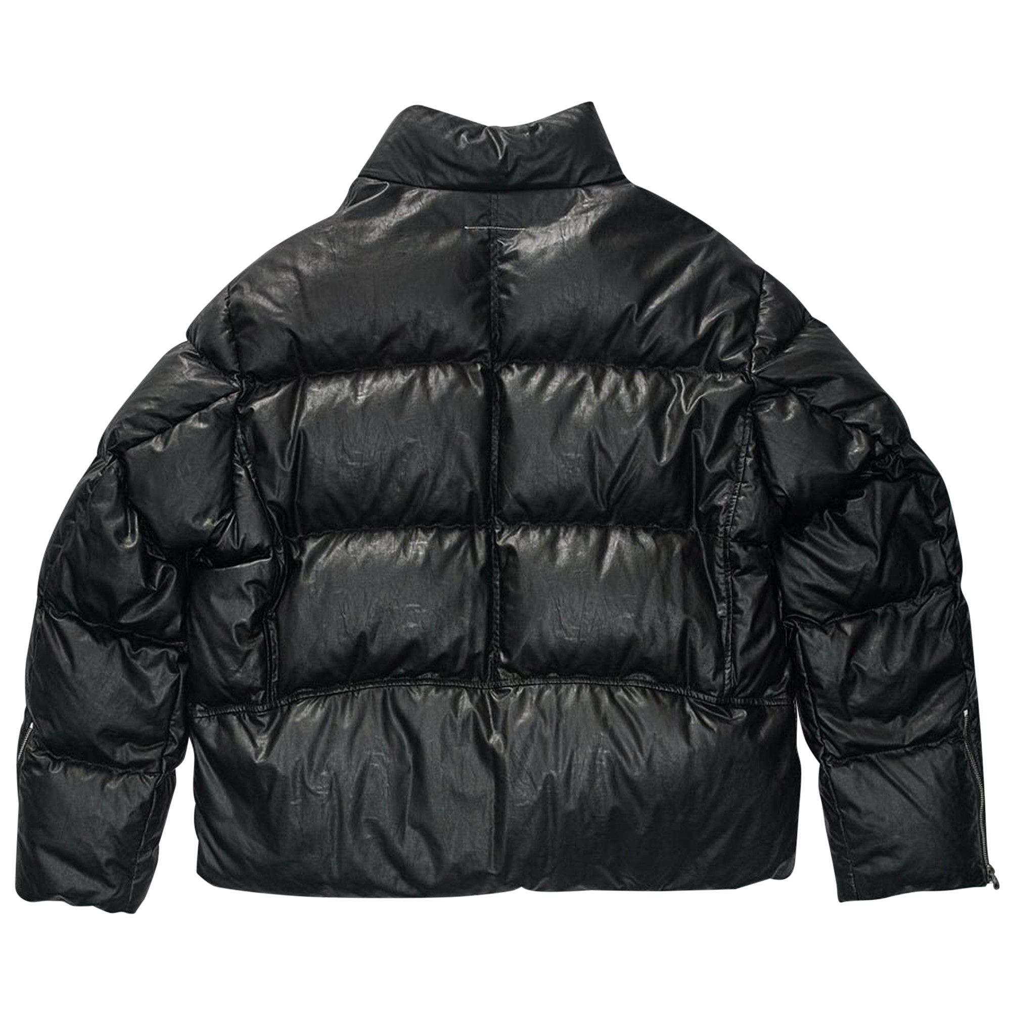 【関税＆送料込み】Mm6 Maison Margiela Faux Leather Down Ja MM6 Maison Margiela Oversized faux leather down jacket MM6