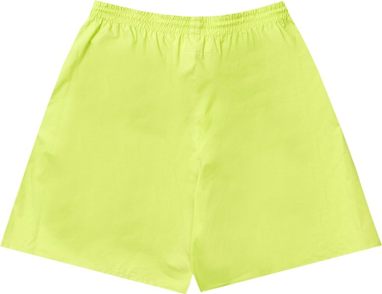 MM6 Maison Margiela Elastic Waist Shorts Green