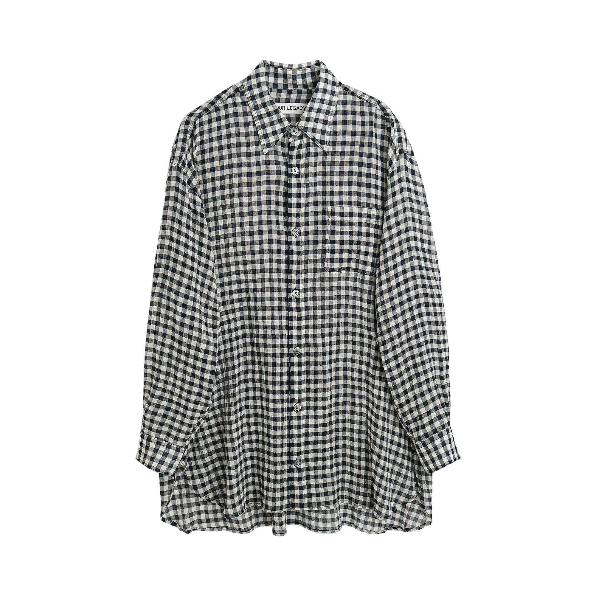 Buy Our Legacy Darling Shirt 'Black' - M4232DBW | GOAT