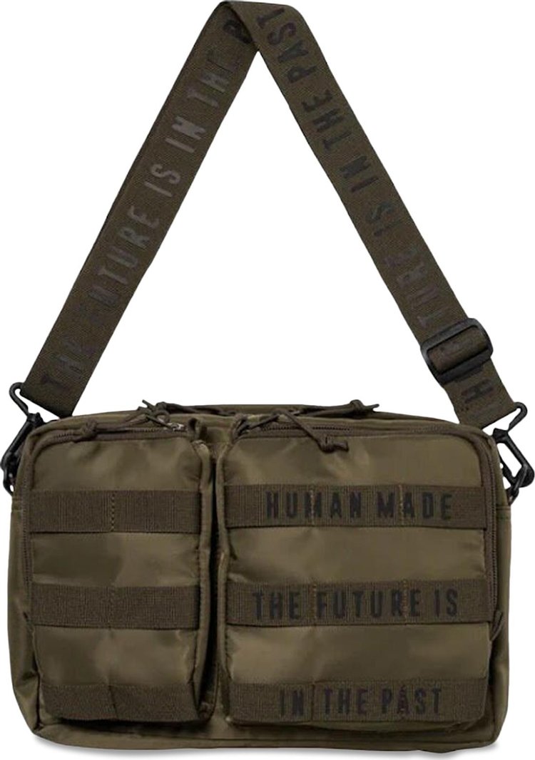 Human Made Large Military Pouch Olive Drab