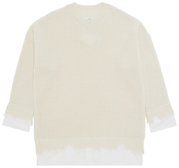 MM6 Maison Margiela Crewneck Sweater Off White