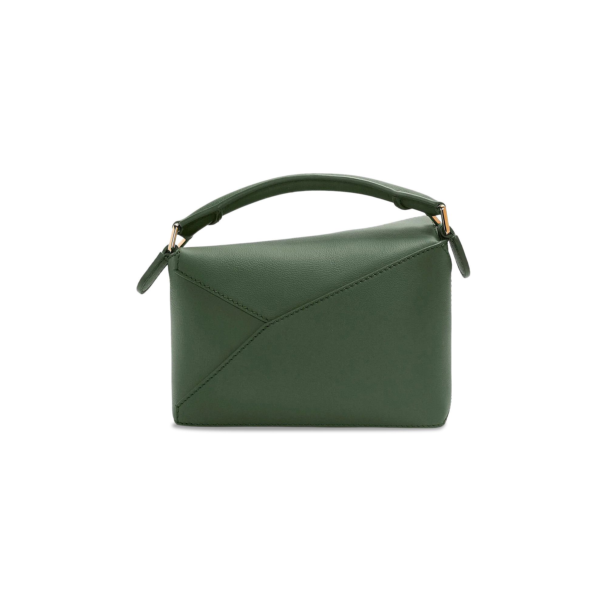 Buy Loewe Puzzle Edge Mini Bag 'Bottle Green' - A510P88X26 4360 | GOAT