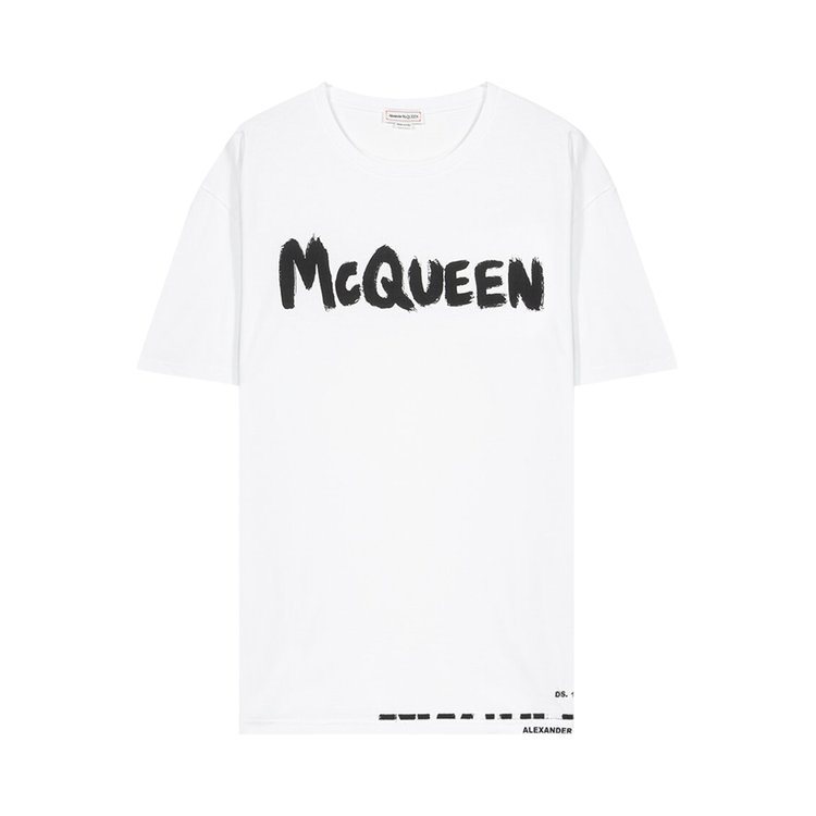 Alexander McQueen Graffiti T Shirt White