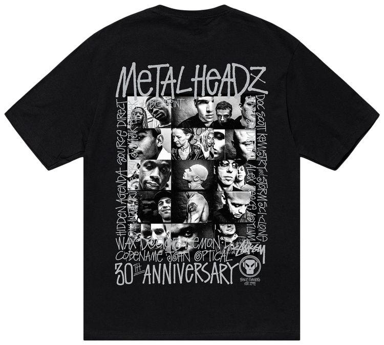 Stussy x Goldie Metalheadz 30 Tee Black