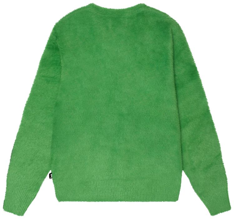 Stussy Shaggy Cardigan Moss