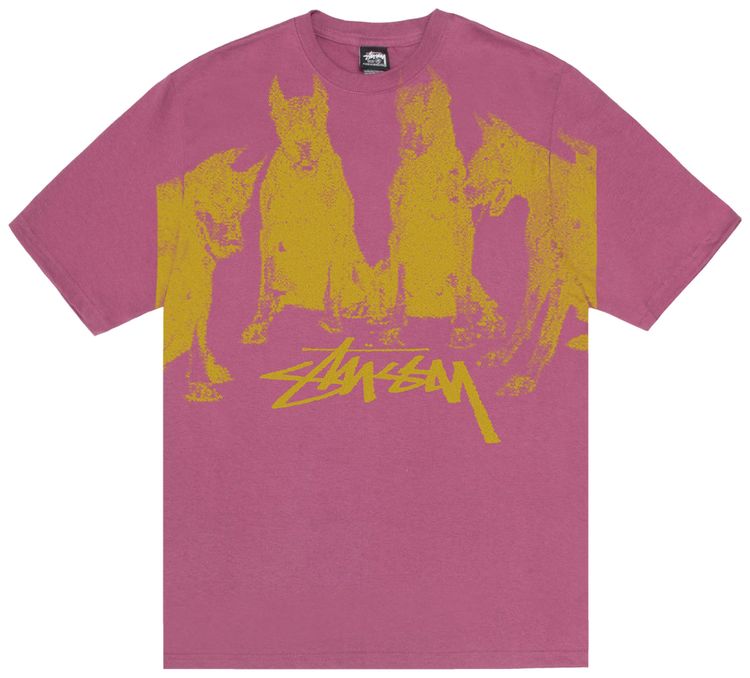 Stussy Dobermans Tee Berry